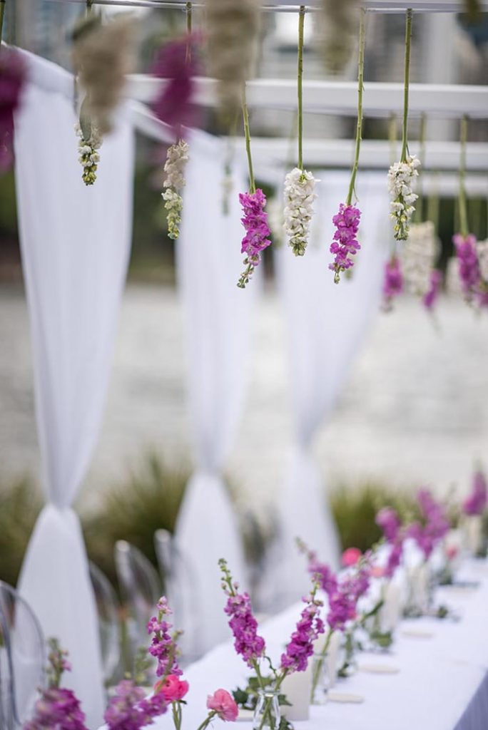 Brisbane outdoor wedding setup