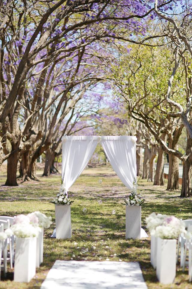 Brisbane Wedding Decorators Ceremony Set Up