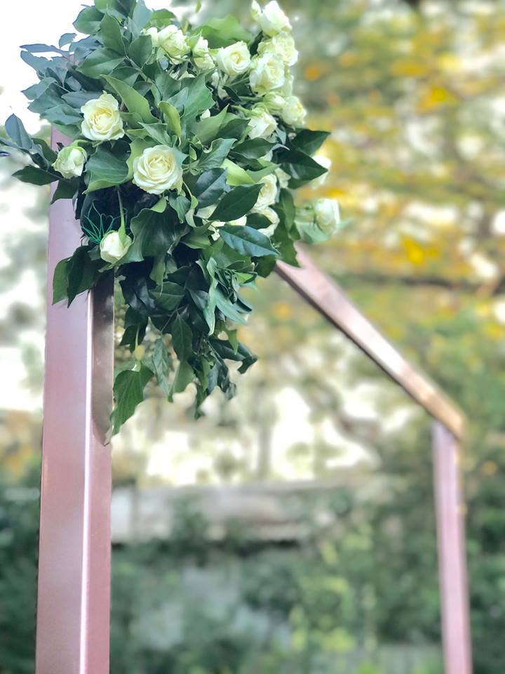 Rose Gold wedding styling