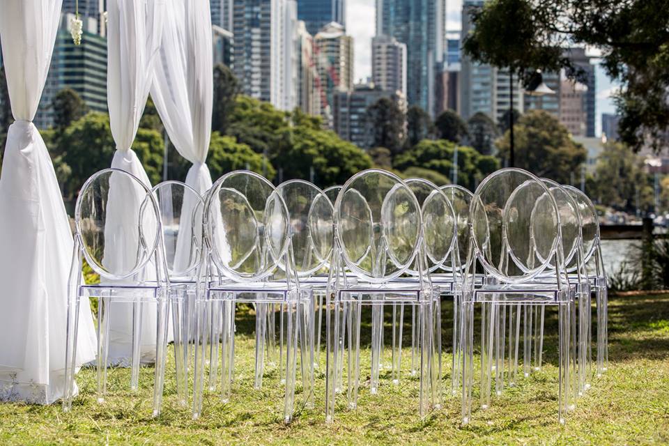 Wedding ghost chairs Brisbane