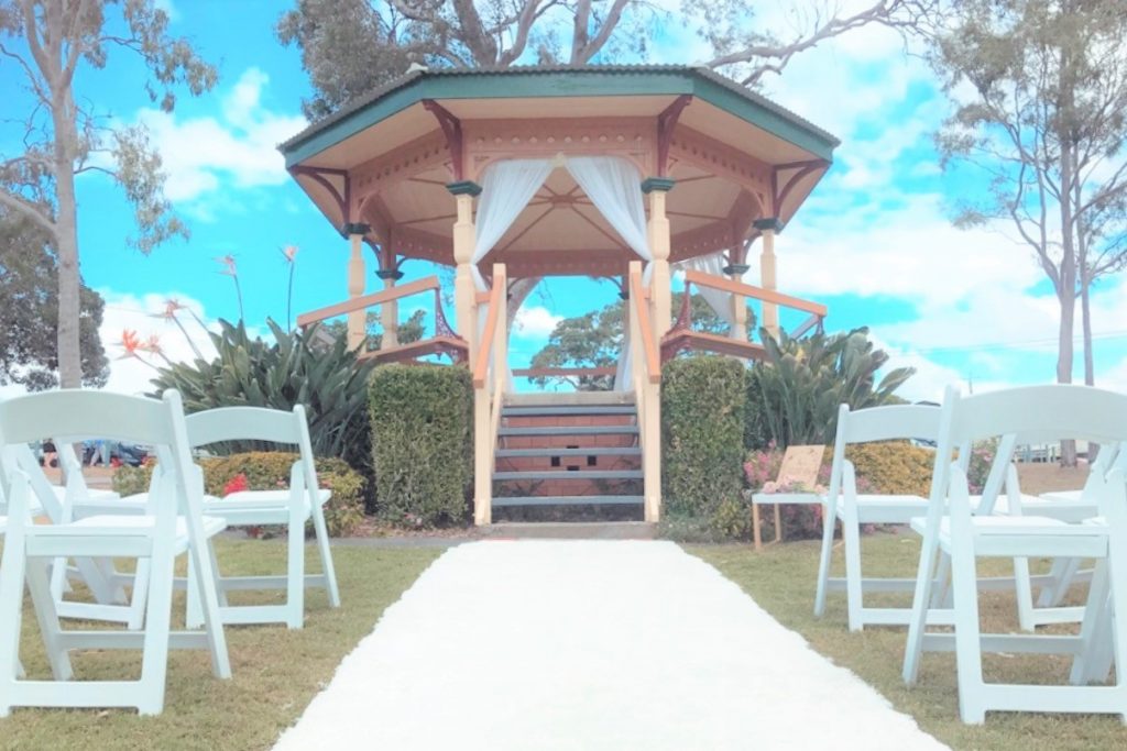 Moora Park Rotunda wedding