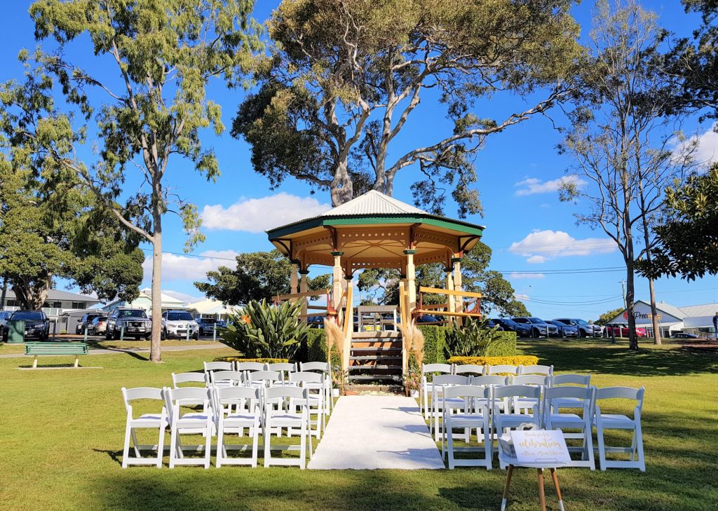 Moora Park Rotunda wedding decor