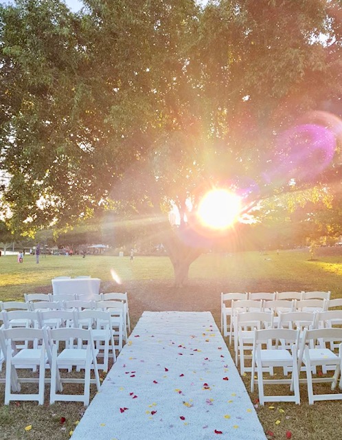 Orleigh Park wedding ceremony decor