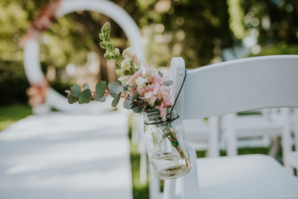 Brisbane wedding ceremony decor