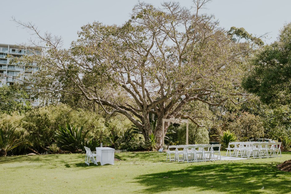 City View Saddle wedding ceremony