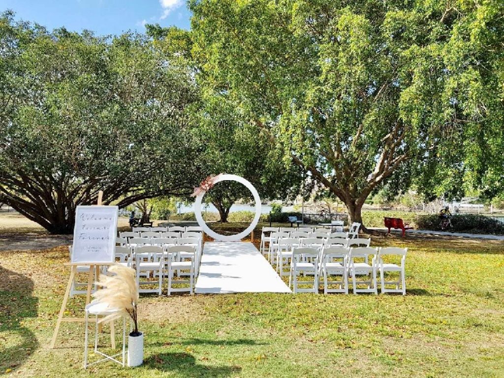 Brisbane Powerhouse wedding ceremony