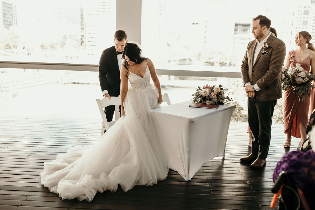 wedding signing table Brisbane