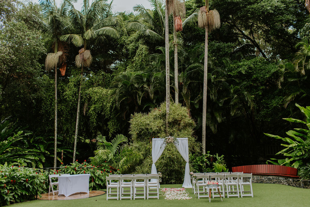 Mt Coot-tha Botanic gardens wedding