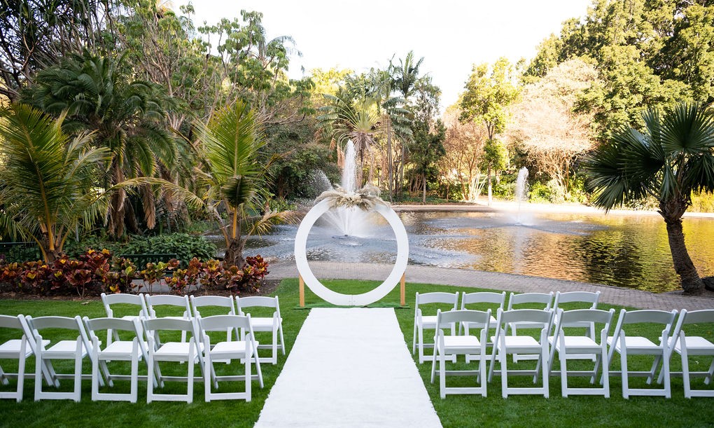 Brisbane Botanic Gardens wedding ceremony