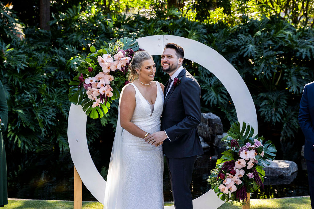 Brisbane City Botanical Gardens wedding decor