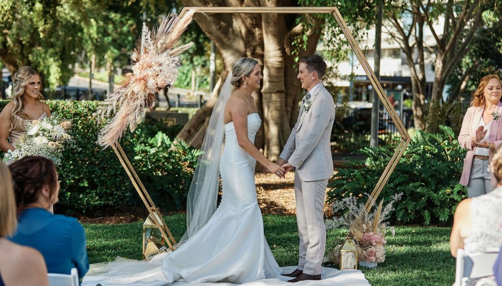 Palm Tree Court weddings Roma Street Park