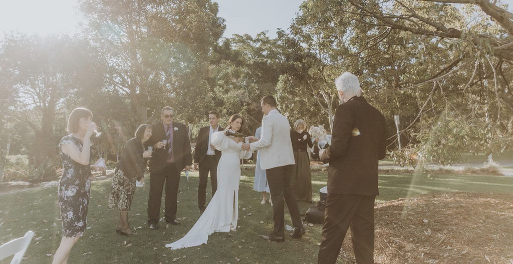 wedding ceremony Roma Street Park Brisbane