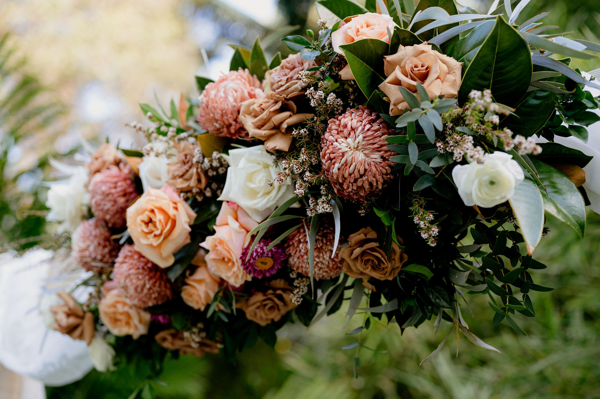 Mt Coot-tha garden wedding