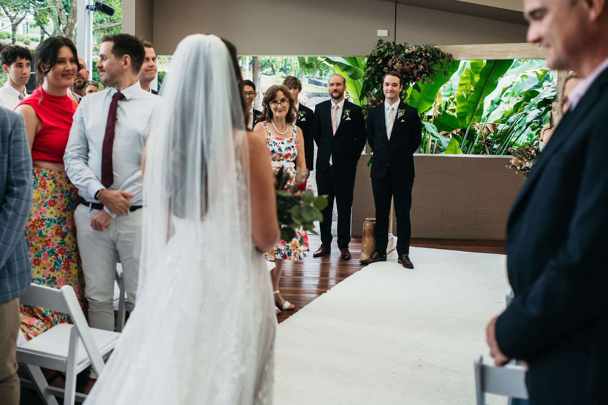 wedding ceremony Harry Oakman Pavilion 