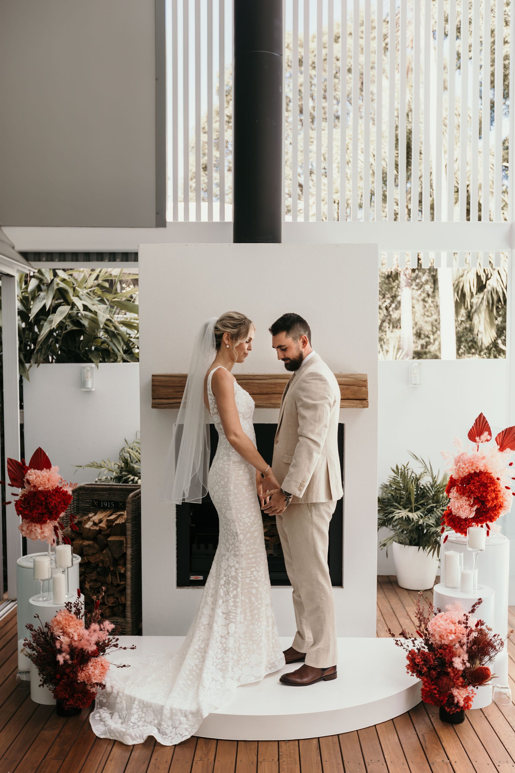 Half-Moon Wedding ceremony stage