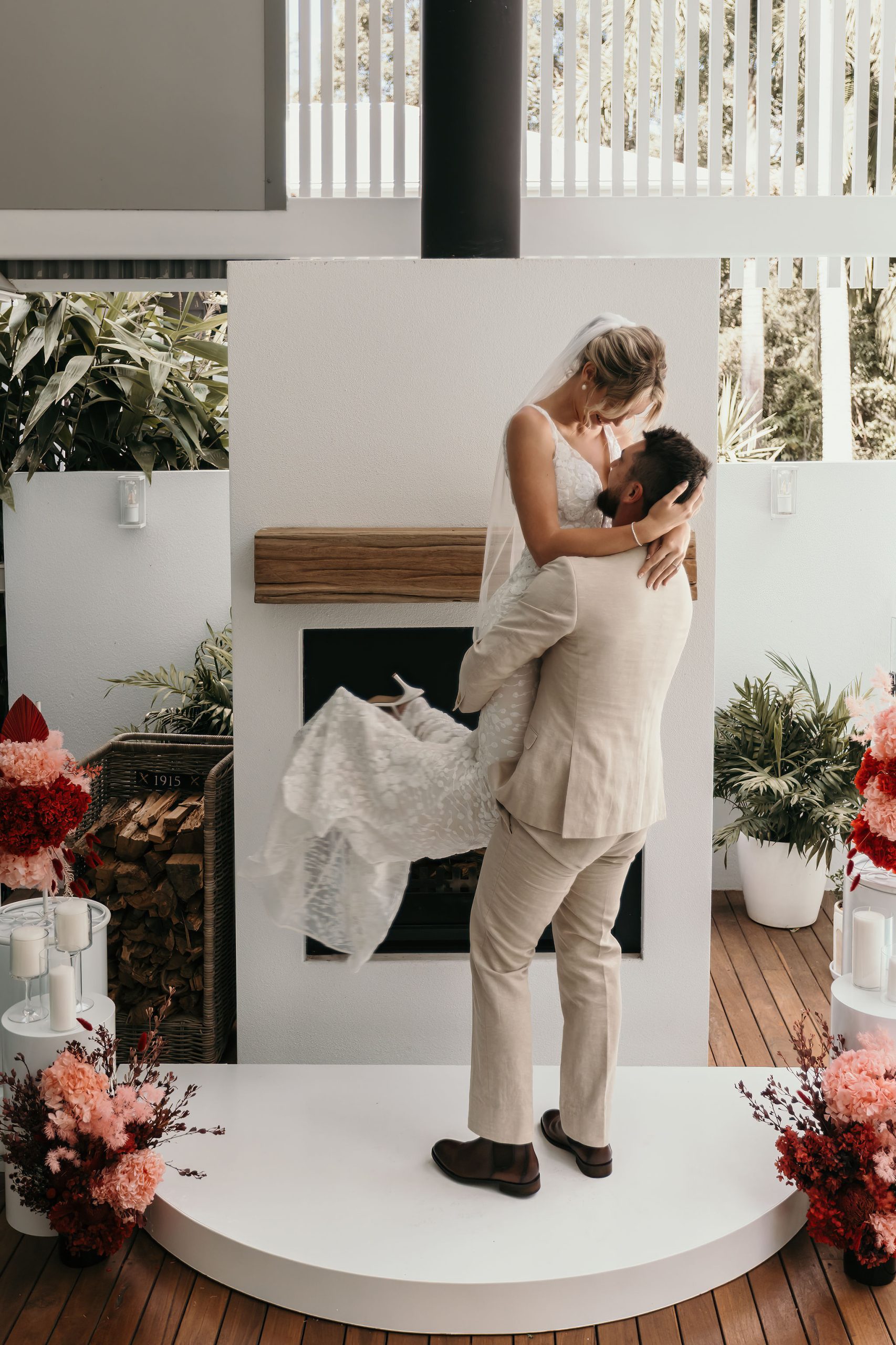 Wedding ceremony stage Brisbane