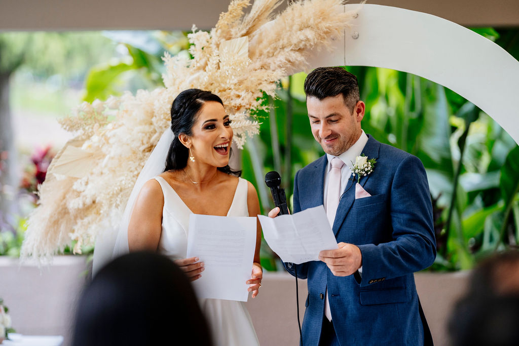 wedding ceremony Harry Oakman Pavilion 