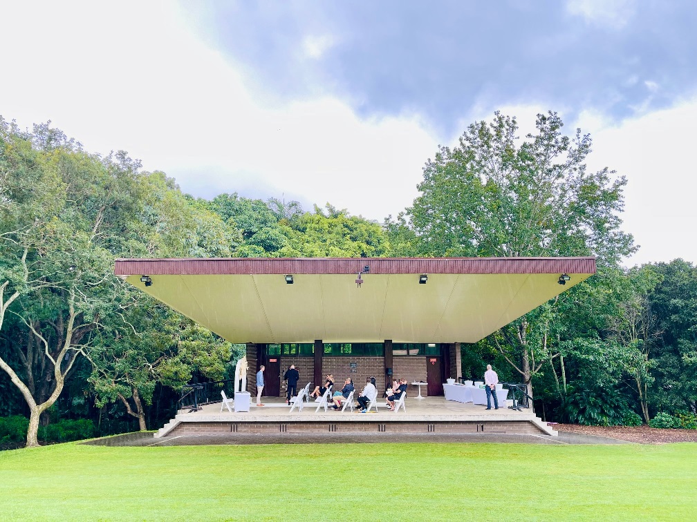 Bandstand wedding Mt Coot-tha Botanic