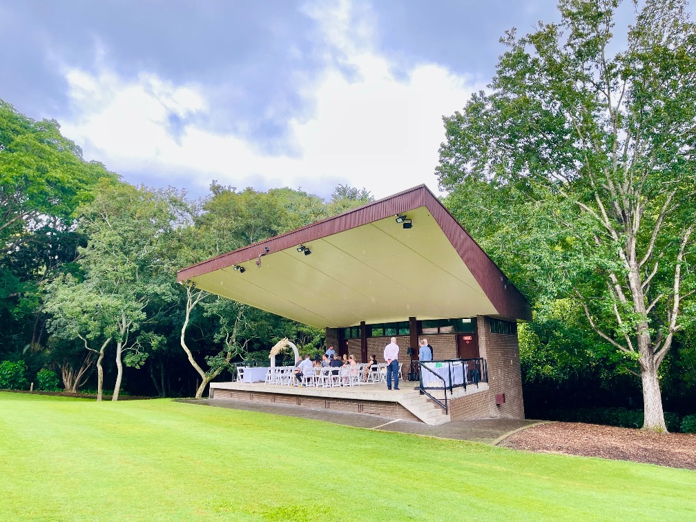 Bandstand wedding decor Mt Coot-tha