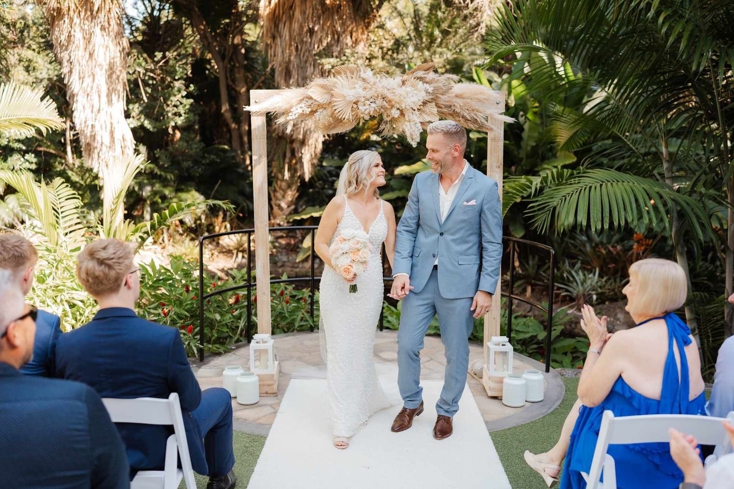 chic wooden arbour