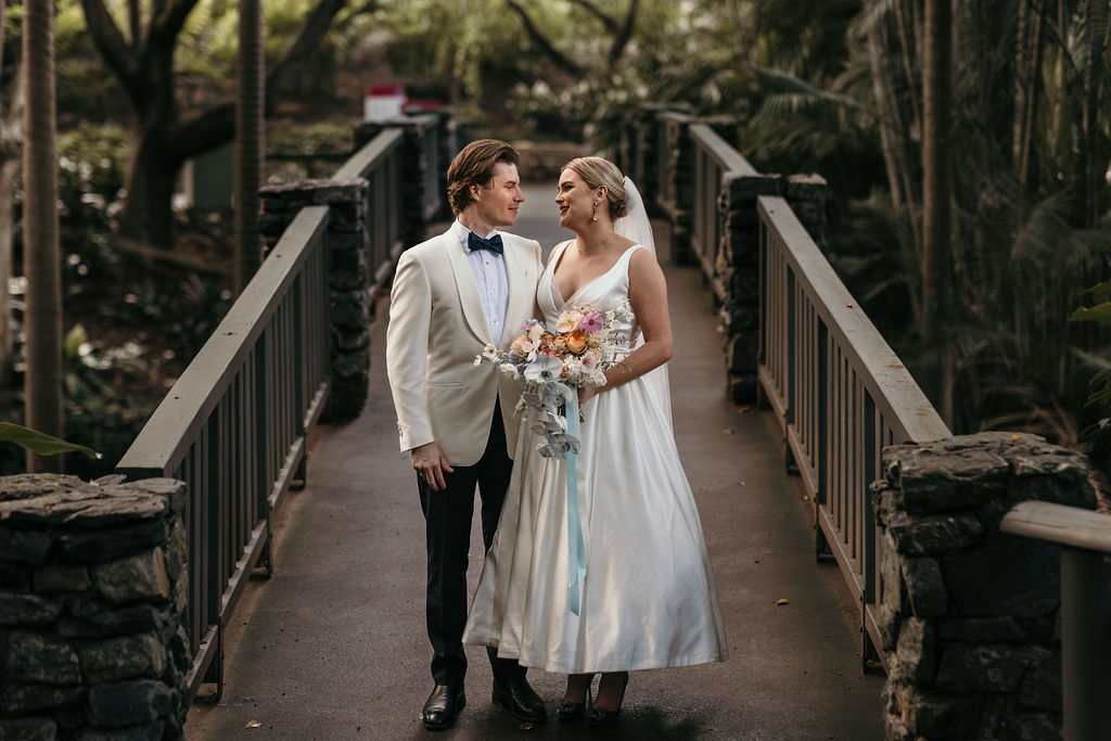 wedding photos Brisbane botanic gardens