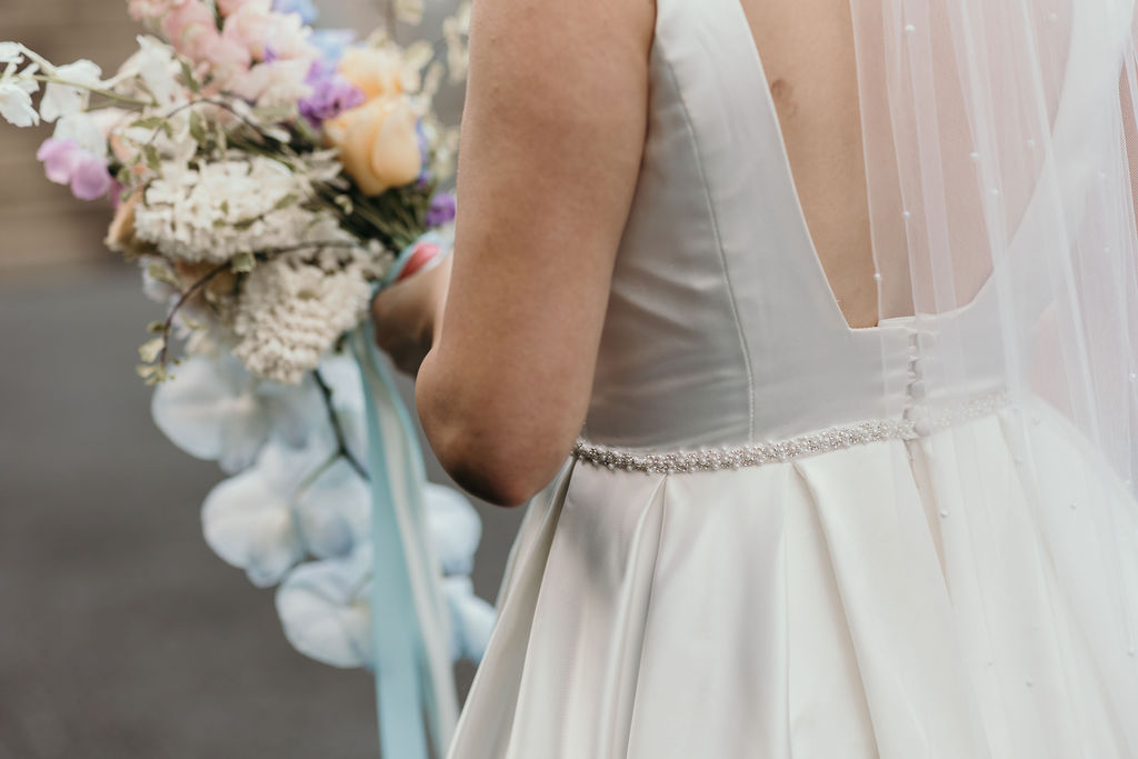 pastel wedding decor and flowers