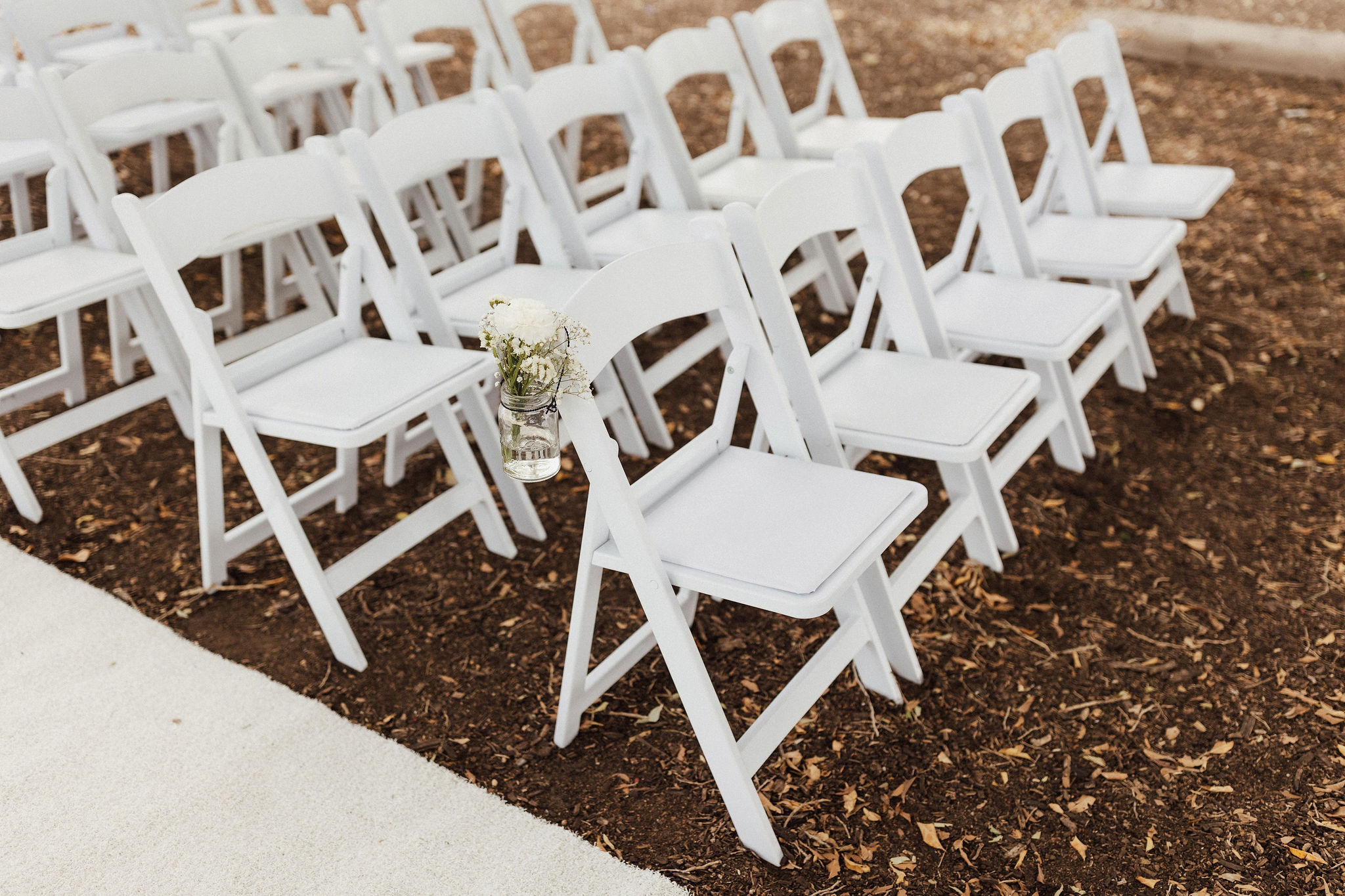 white wedding chair hire Brisbane