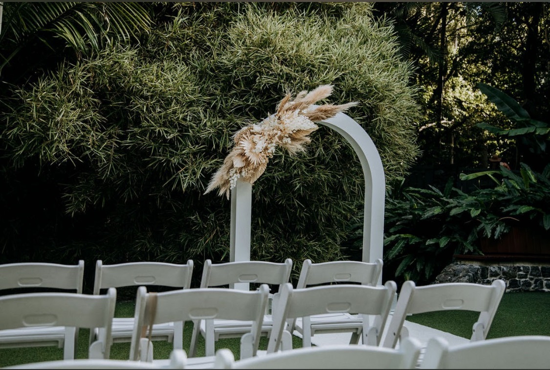 arch wedding ceremony Brisbane