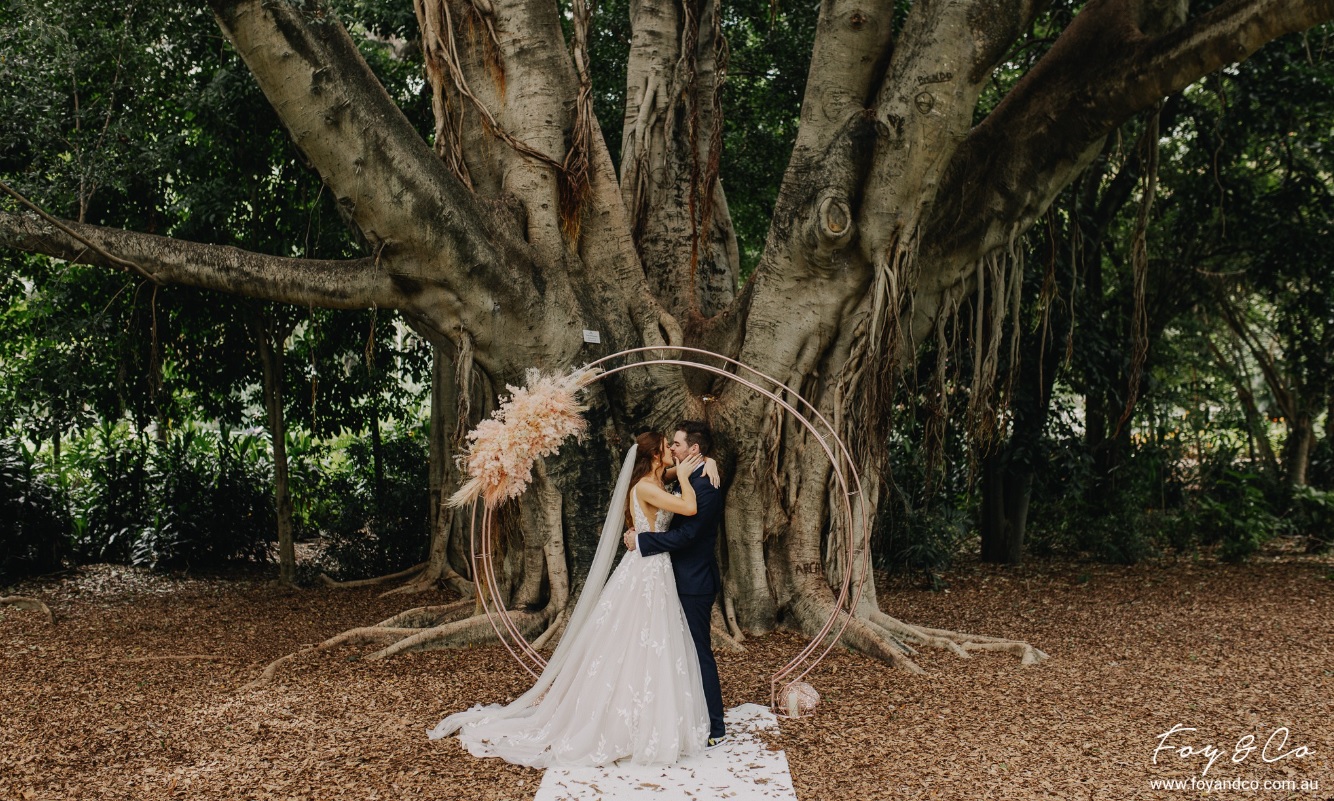 botanic gardens wedding decoration