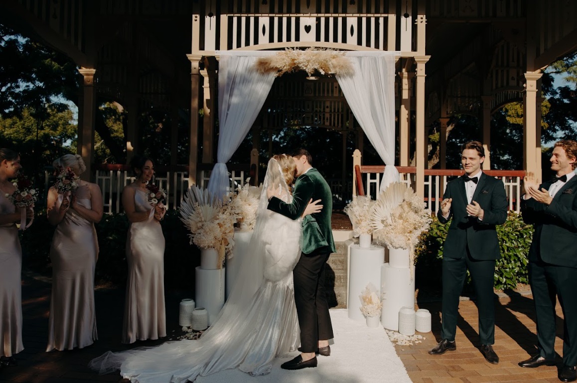 wedding ceremony New Farm park