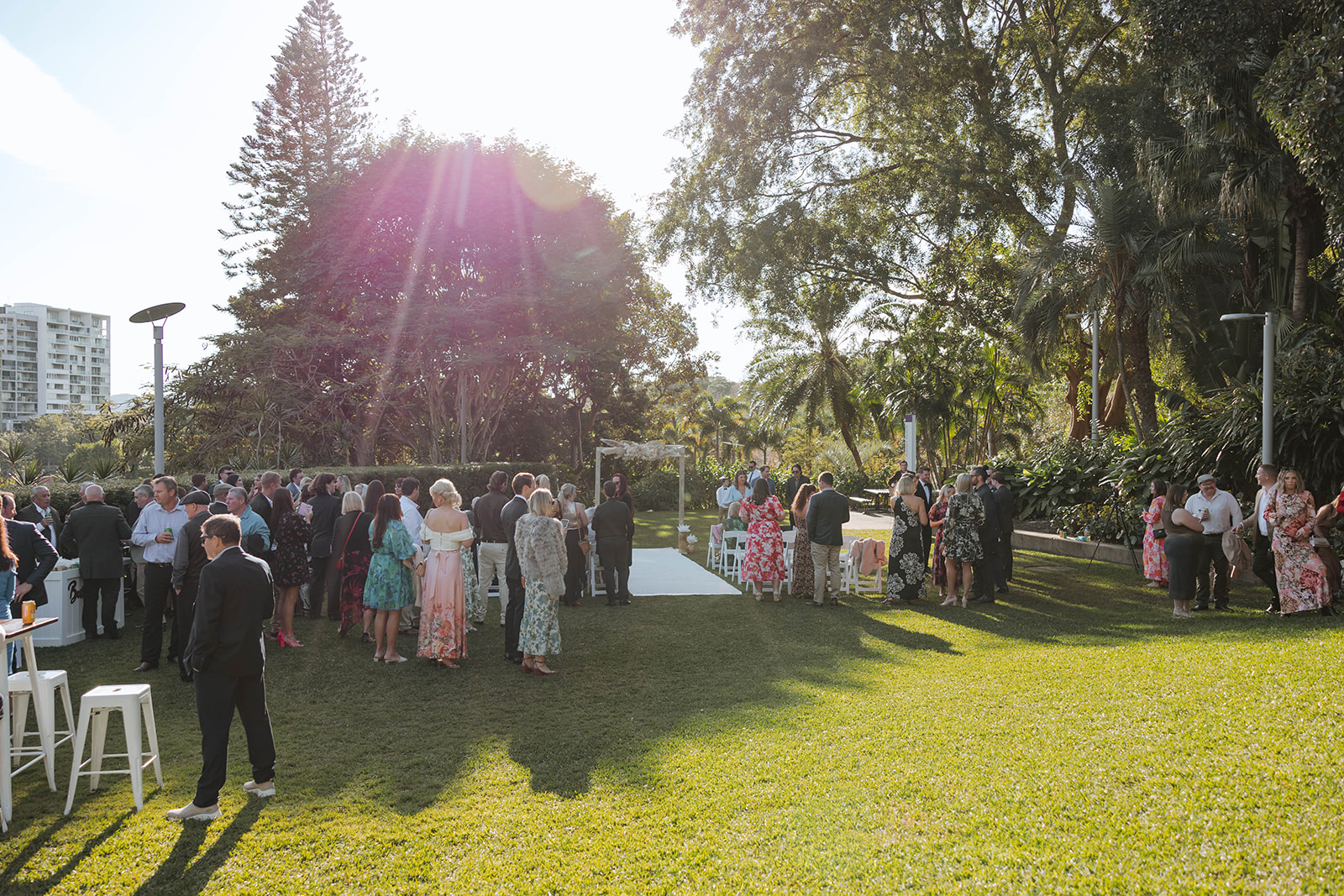 Sunset Glade wedding Roma Street Parkland