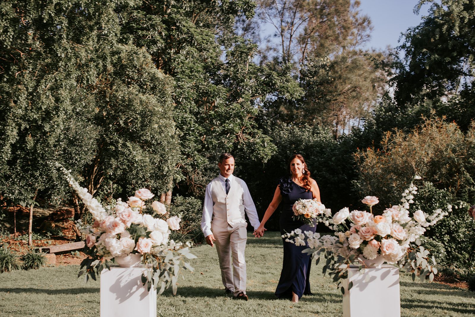 Kangaroo Pt wedding ceremony decor