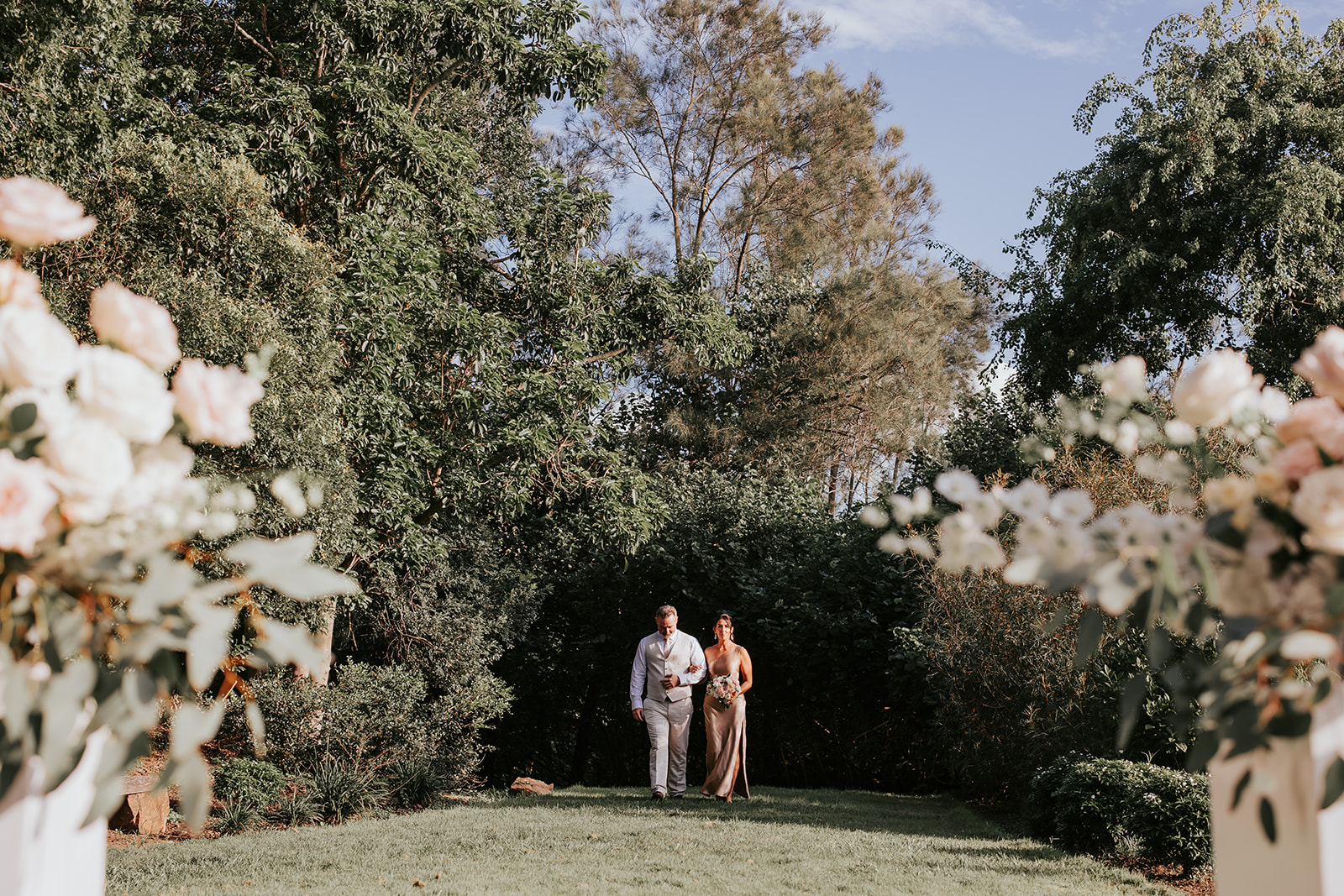 wedding arrival at Kangaroo Point