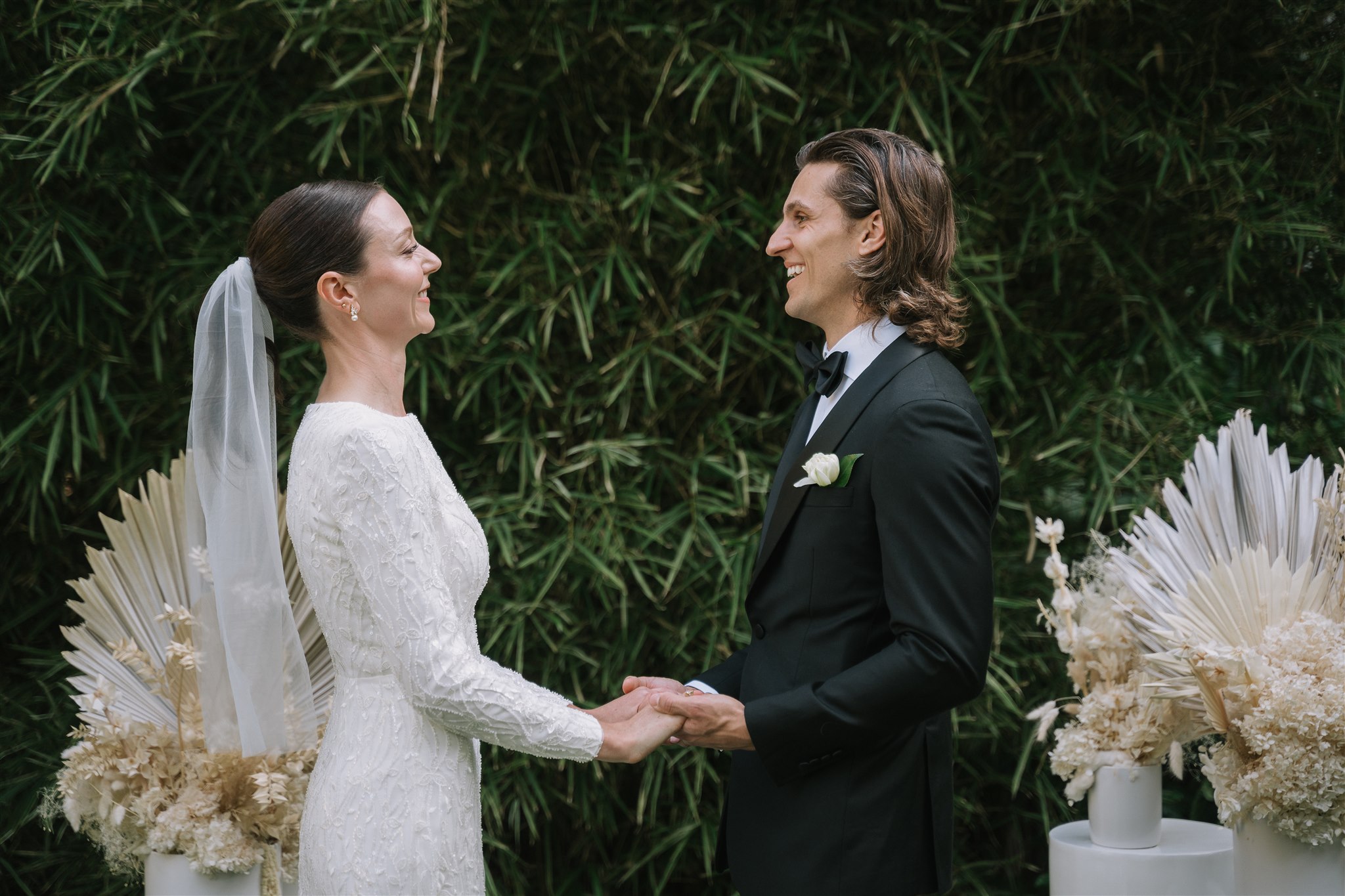 Mt Coot-tha Palm Tree Lawn micro wedding