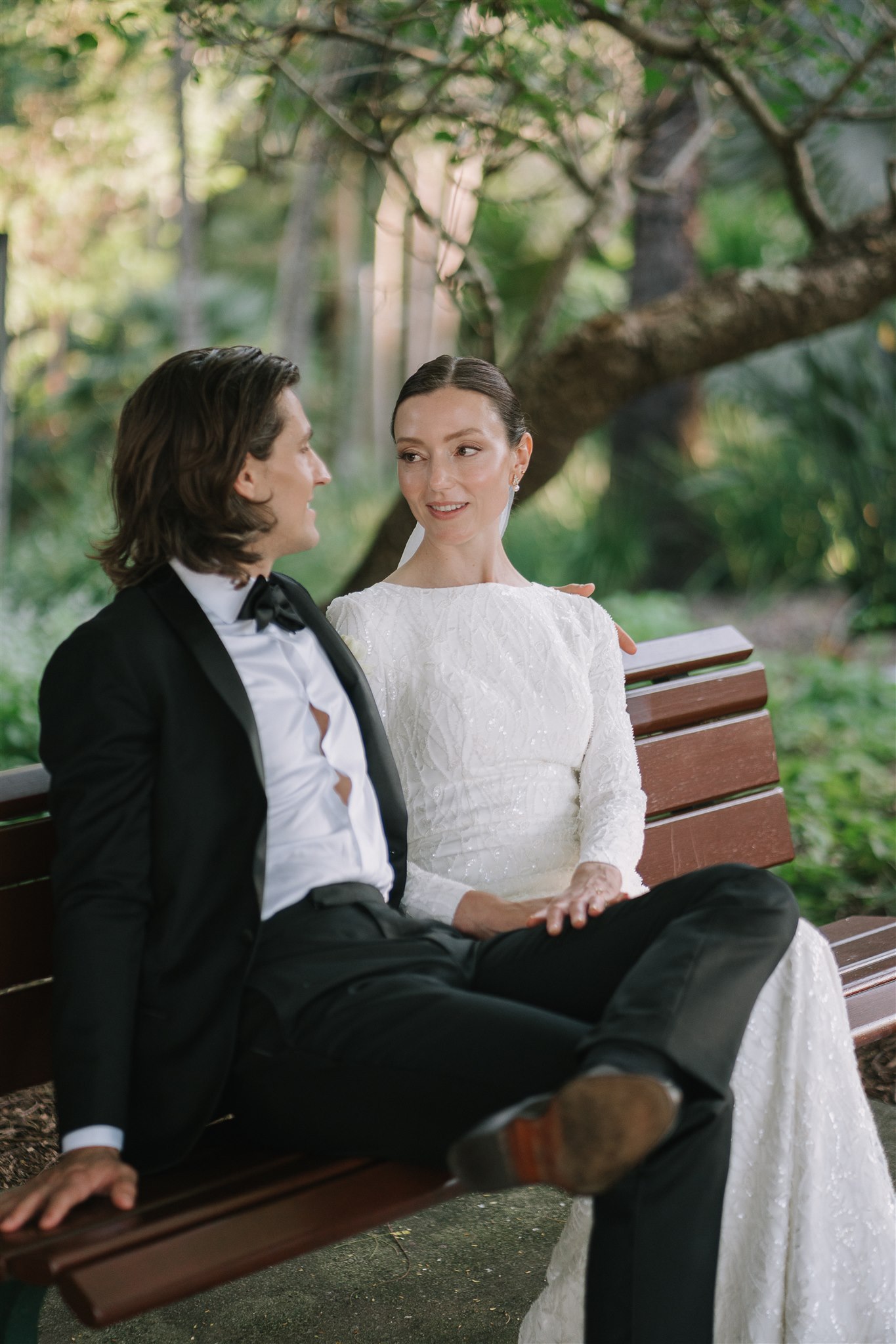 Mt Coot-tha couples wedding photos