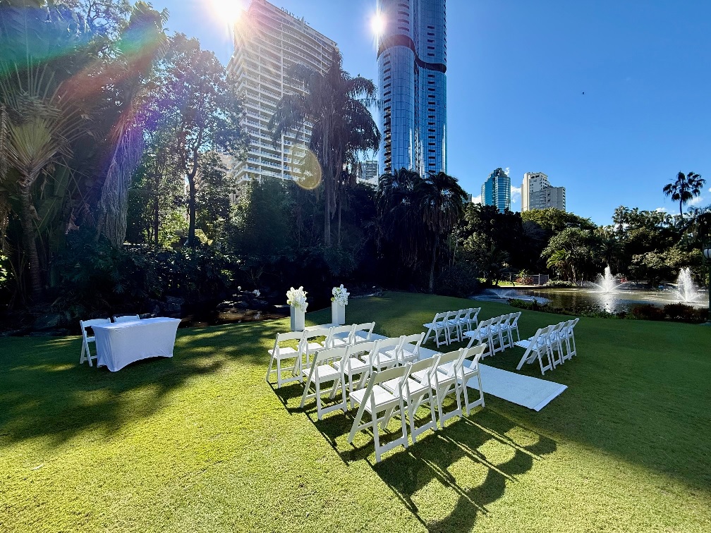 wedding packages City Botanic Gardens