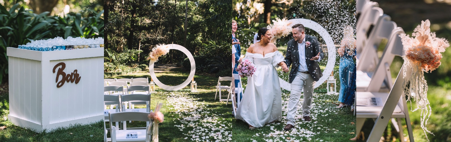 Garden Party Wedding at the Lychee Lawn Mt Coot-tha