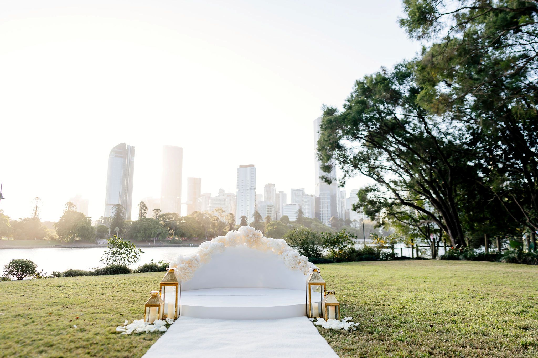 Kangaroo Point wedding decor Brisbane