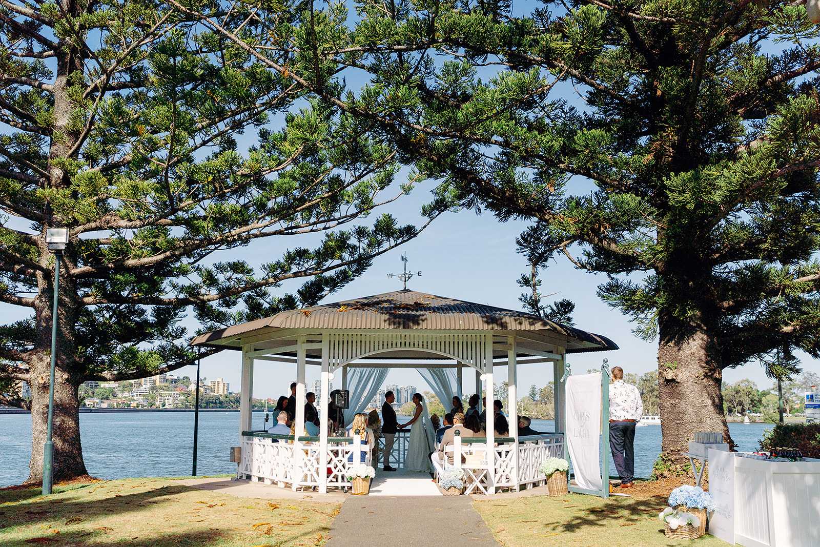 Newstead Park Rotunda ceremony