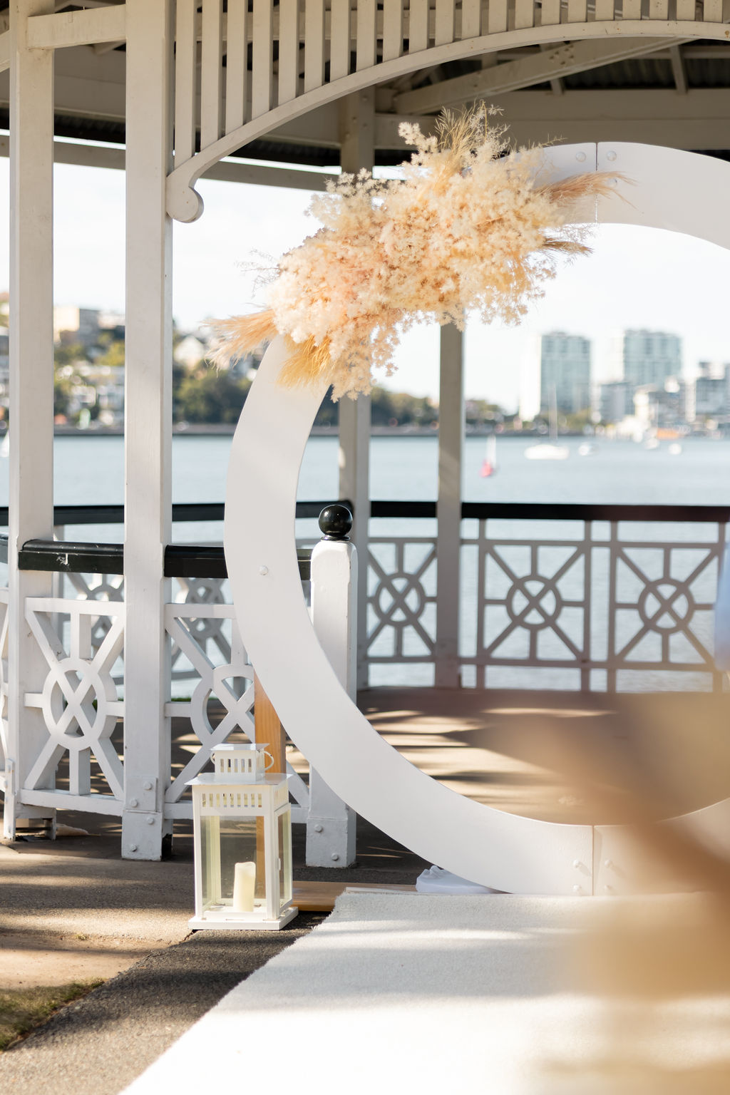 round wedding arch hire Brisbane