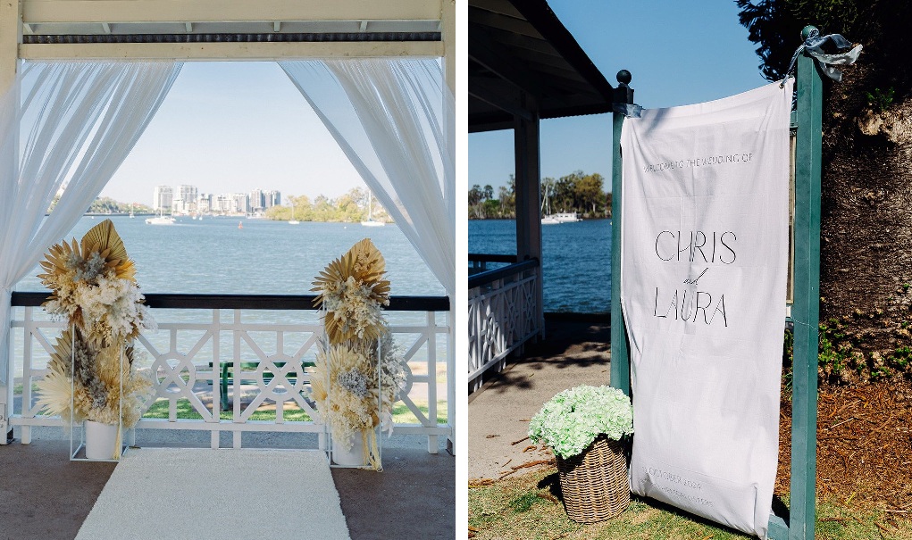 wedding decor ideas Newstead rotunda Brisbane