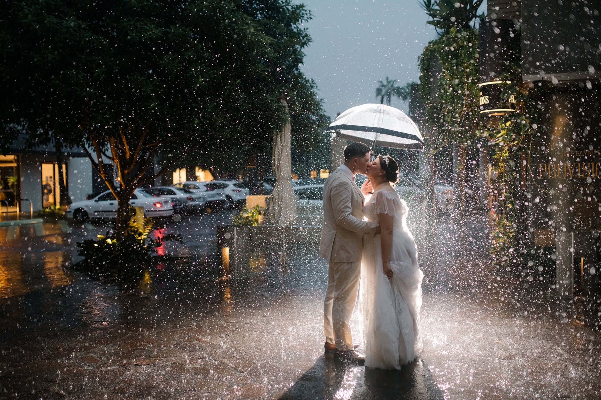 rainy day wedding options