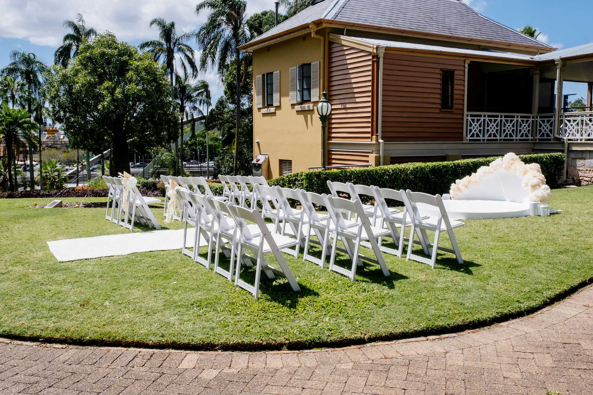Wedding ceremony package at Newstead House