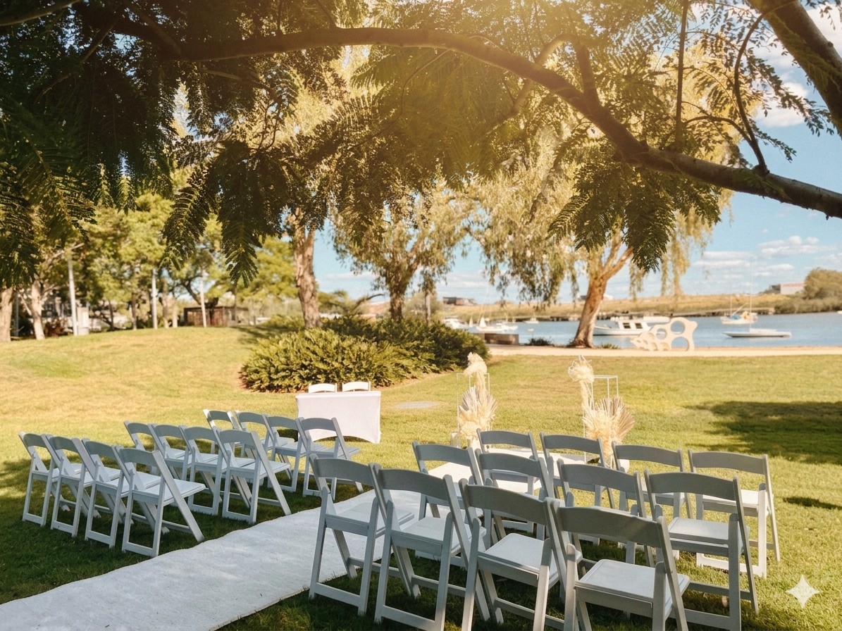 wedding decor setup Riva Hamilton