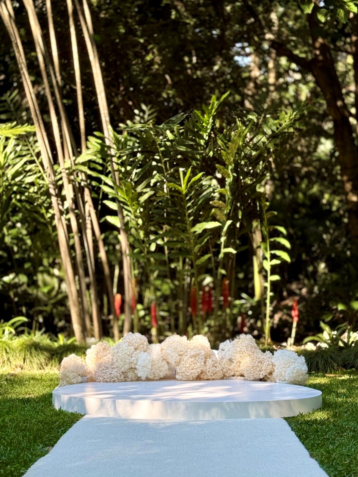 wedding ceremony stage