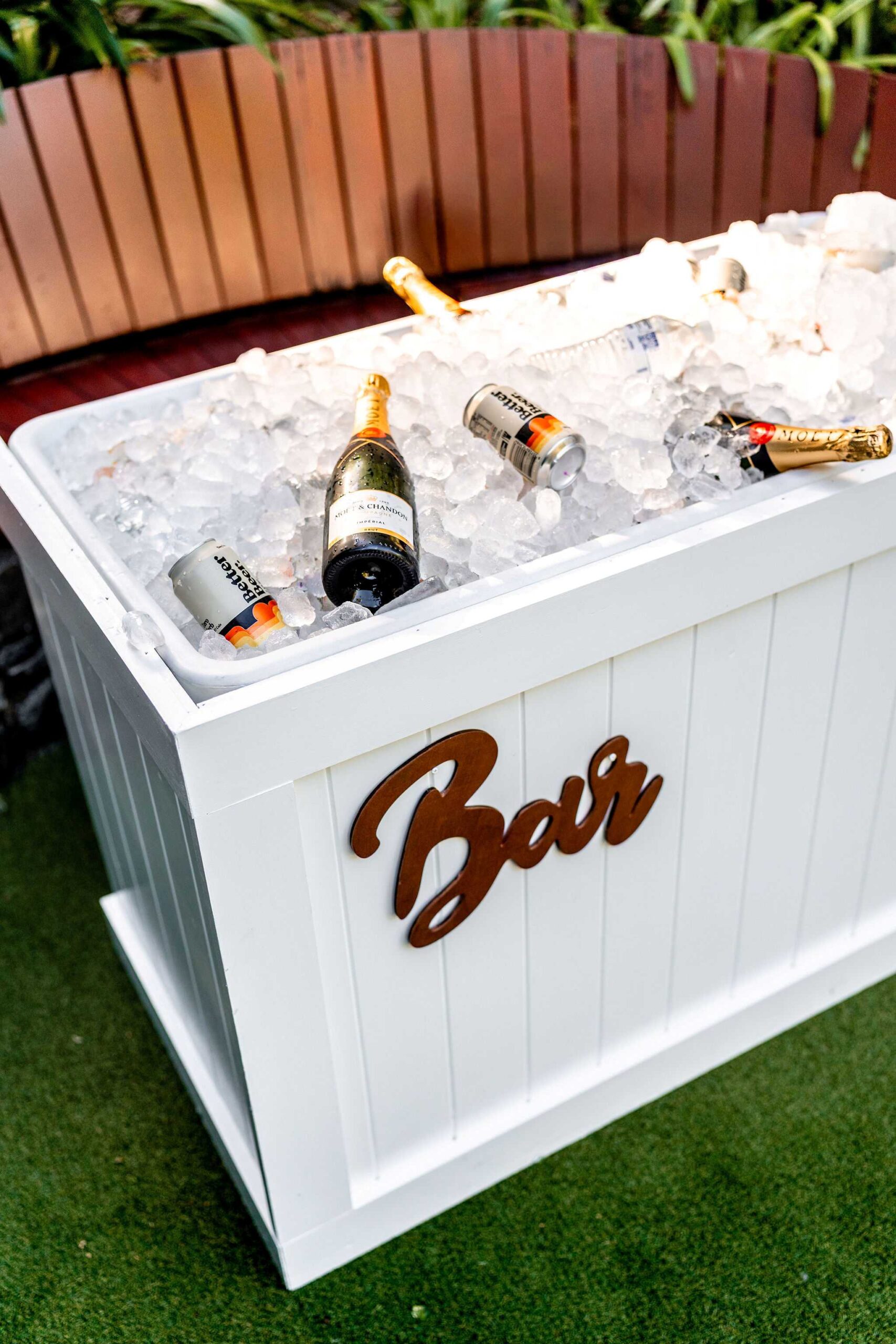 wedding drinks bar Mt Coot-tha