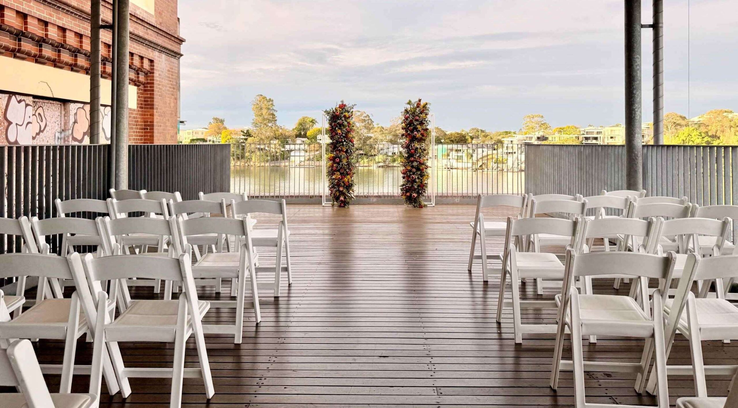 native fresh floral plinths