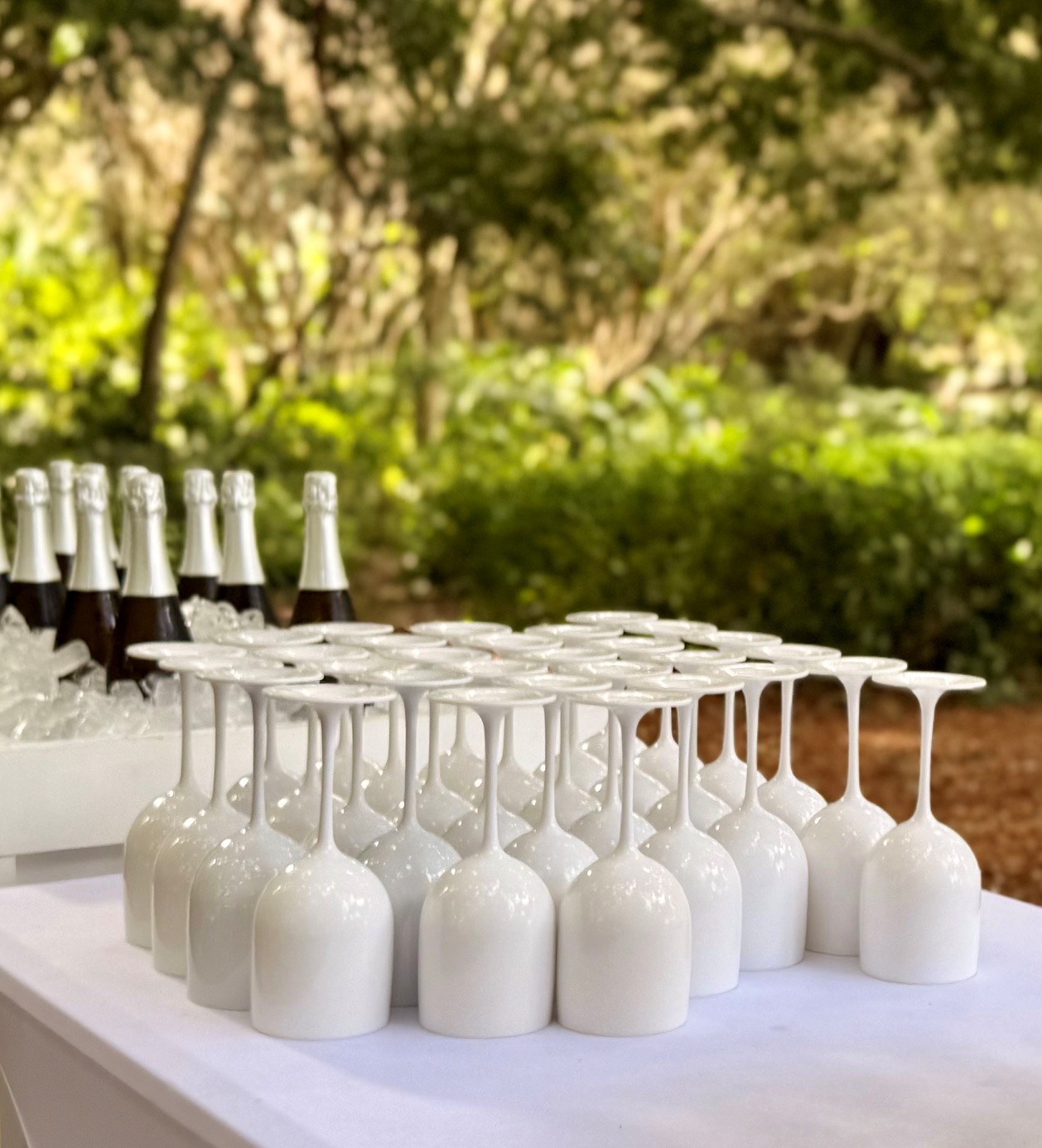 wedding drink glass hire Brisbane